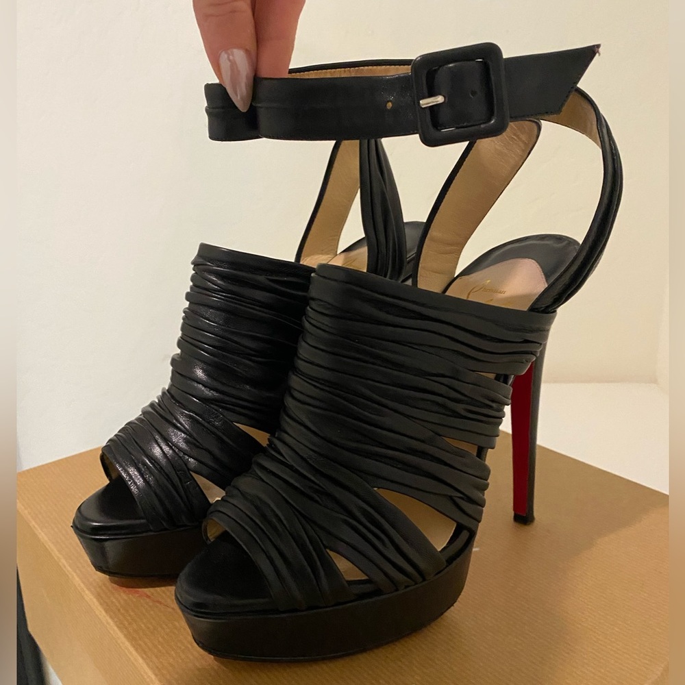 Christian louboutin Perdue 140 Nappa platform heels